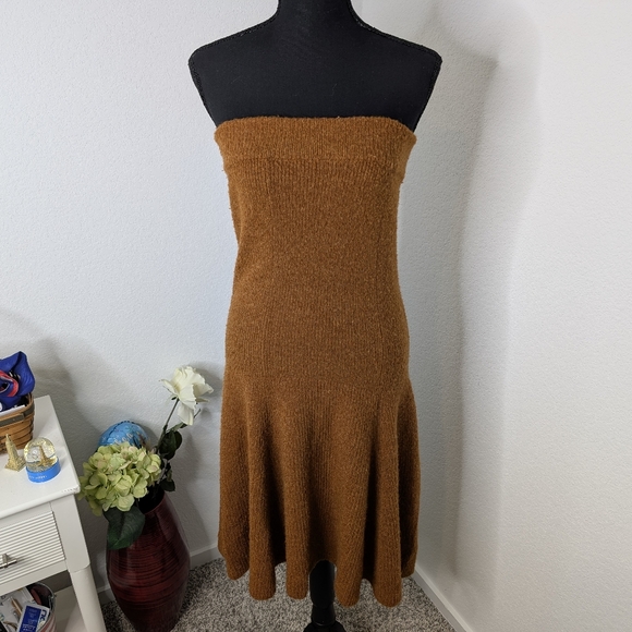 💘 Anthropologie Maeve Fit & Flare Sweater Midi Skirt - Picture 5 of 9